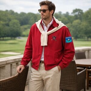 Vintage Polo Ralph Lauren BMW Golf Cup International Windbreaker Event Jacket